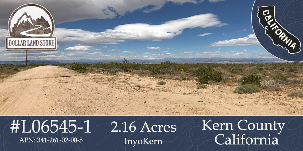 #L06545-1 2.16 Acres in Kern County, CA $8,499.00 ($116.34/Month)