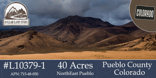 #L10379-1 40 Acres in Pueblo County CO $49,900.00 ($511.89 / Month)