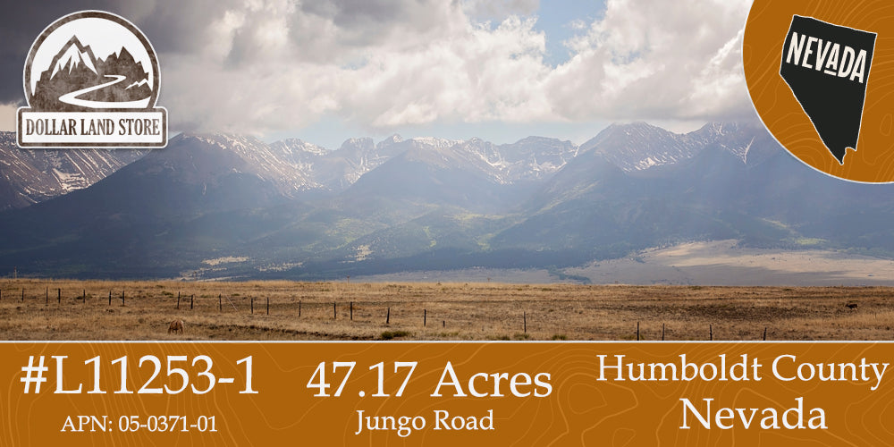 #L11253-1 47.17 Acres in Humboldt County, Nevada $24,999.00 ($239.31/ Month)