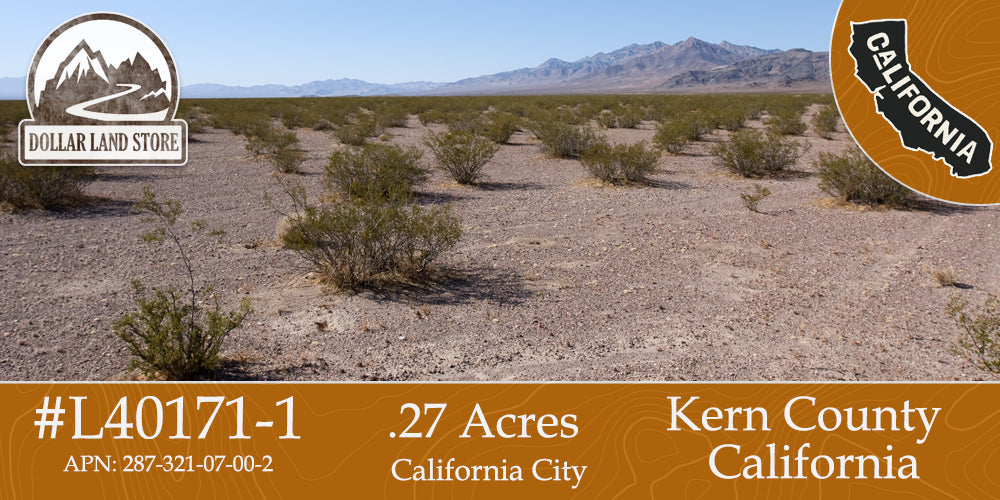 L40171-1 .27 Acre Residential lot in California City, Kern County, CA $3,499.00 ($52.99/Month)