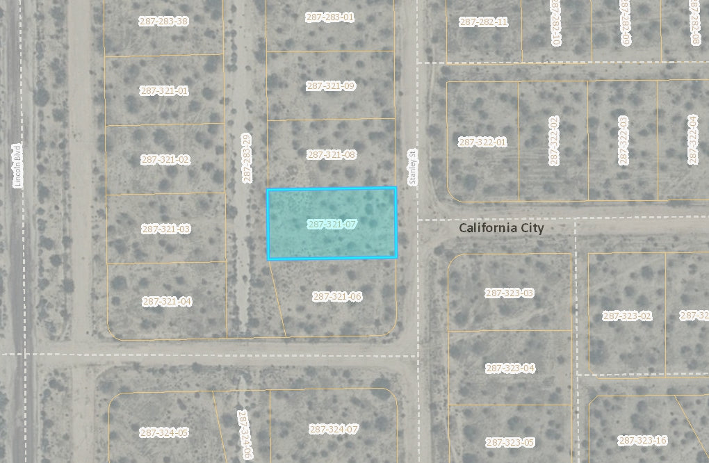 L40171-1 .27 Acre Residential lot in California City, Kern County, CA $3,499.00 ($52.99/Month)