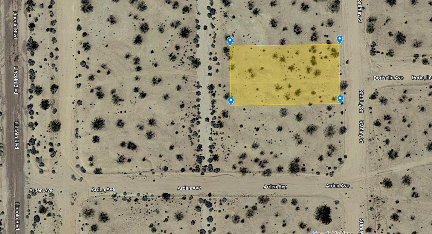 L40171-1 .27 Acre Residential lot in California City, Kern County, CA $3,499.00 ($52.99/Month)