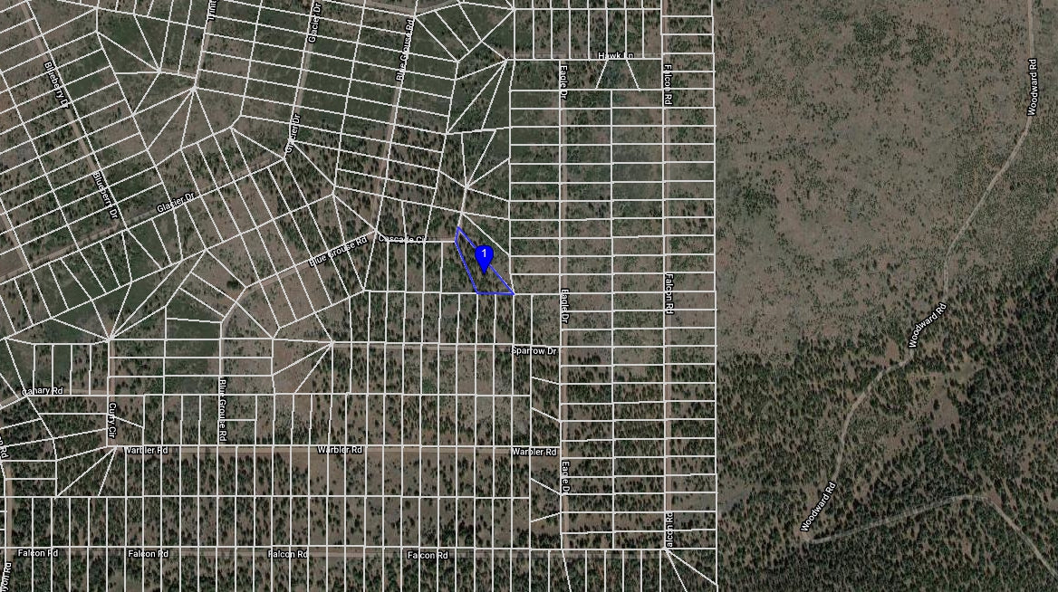 #L11676-1 1.43 Acres / Wooded Lot in California Pines, Modoc CA $7,499.00 ($132.35/Month)